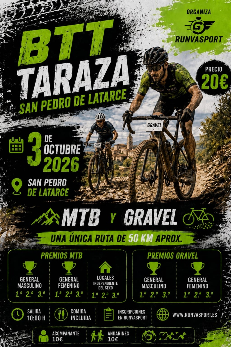 Cartel de III Marcha BTT Taraza