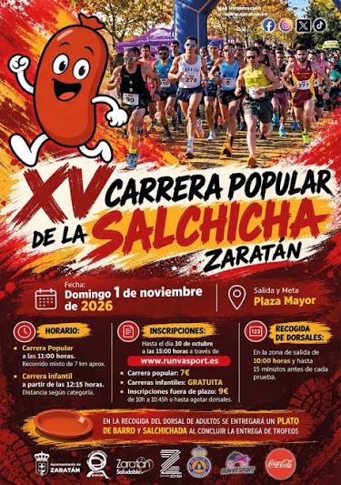 Cartel de 15ª Carrera Popular de la Salchicha