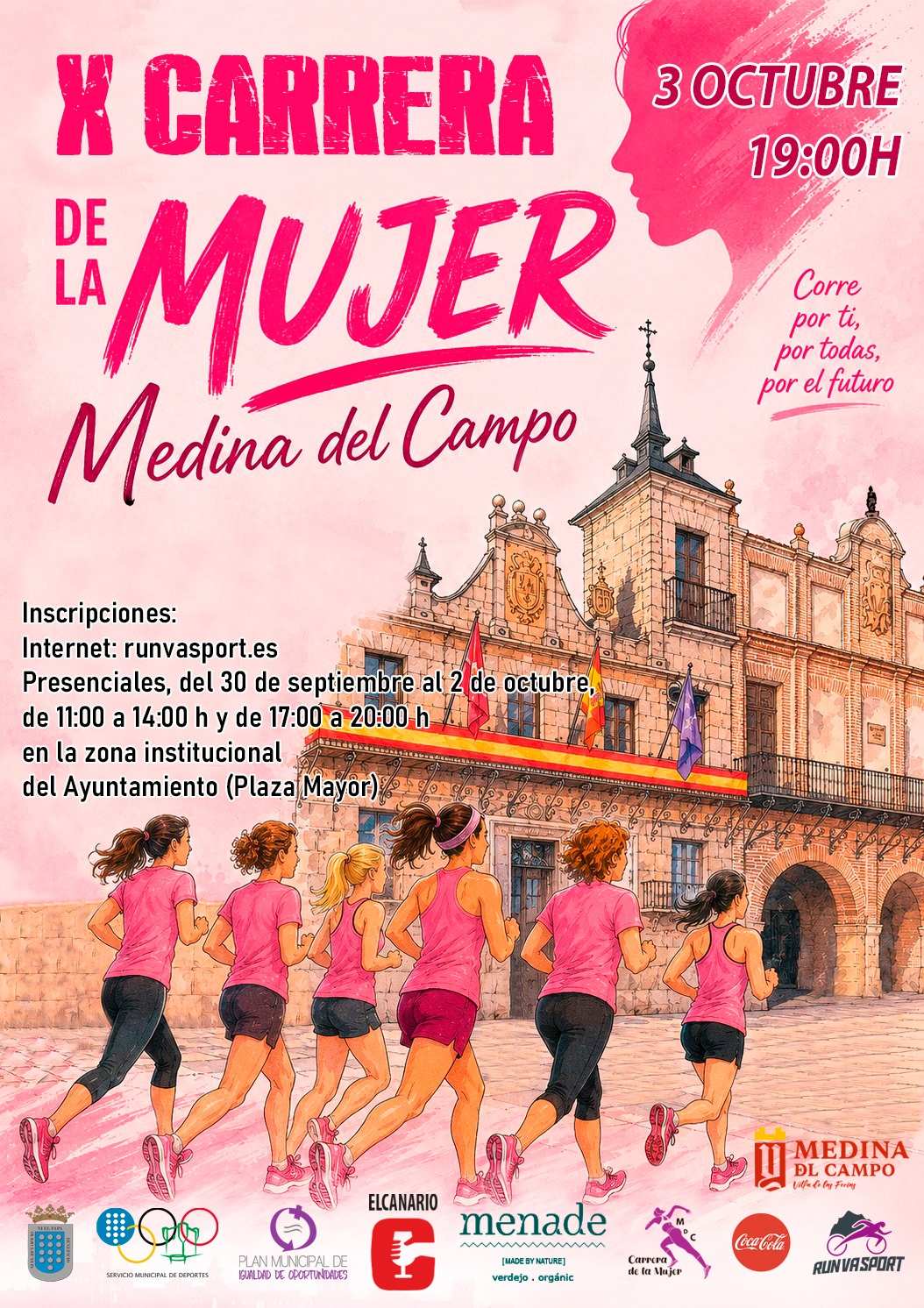 Cartel de X Carrera de la Mujer Medina del Campo