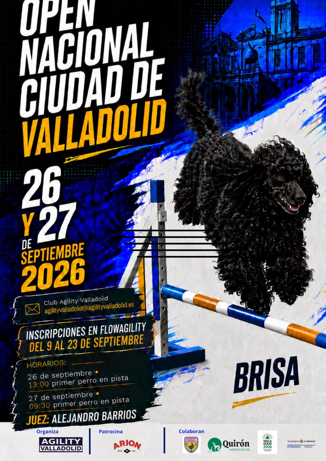 Cartel de Open Nacional de Agility – Liga Norte San Pedro Regalado