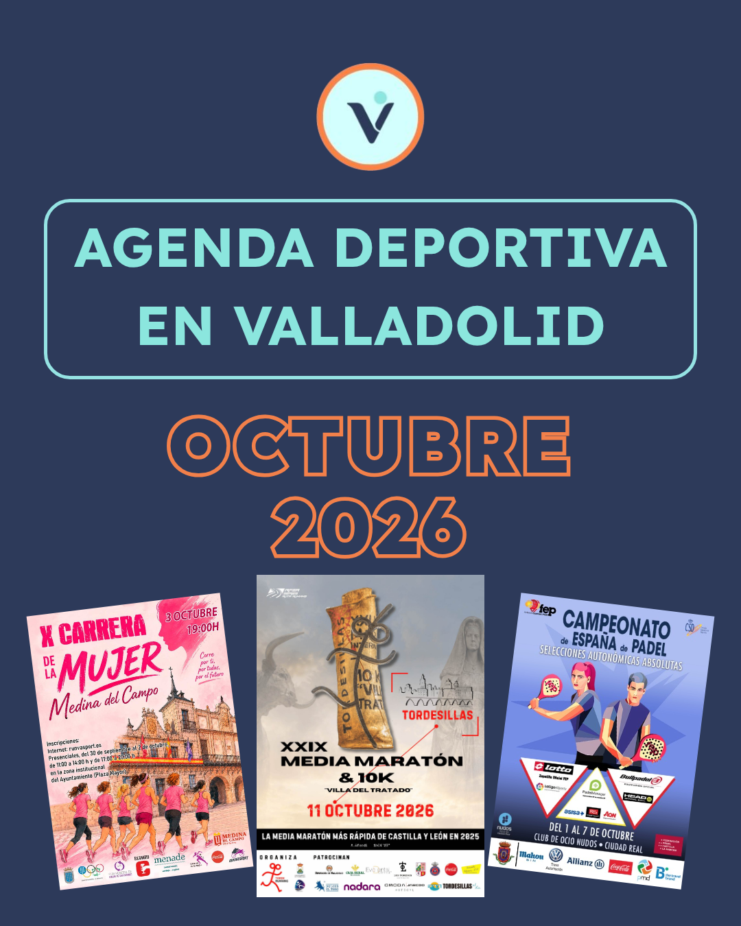 Agenda deportiva de Valladolid – Octubre 2026: carreras, torneos y eventos