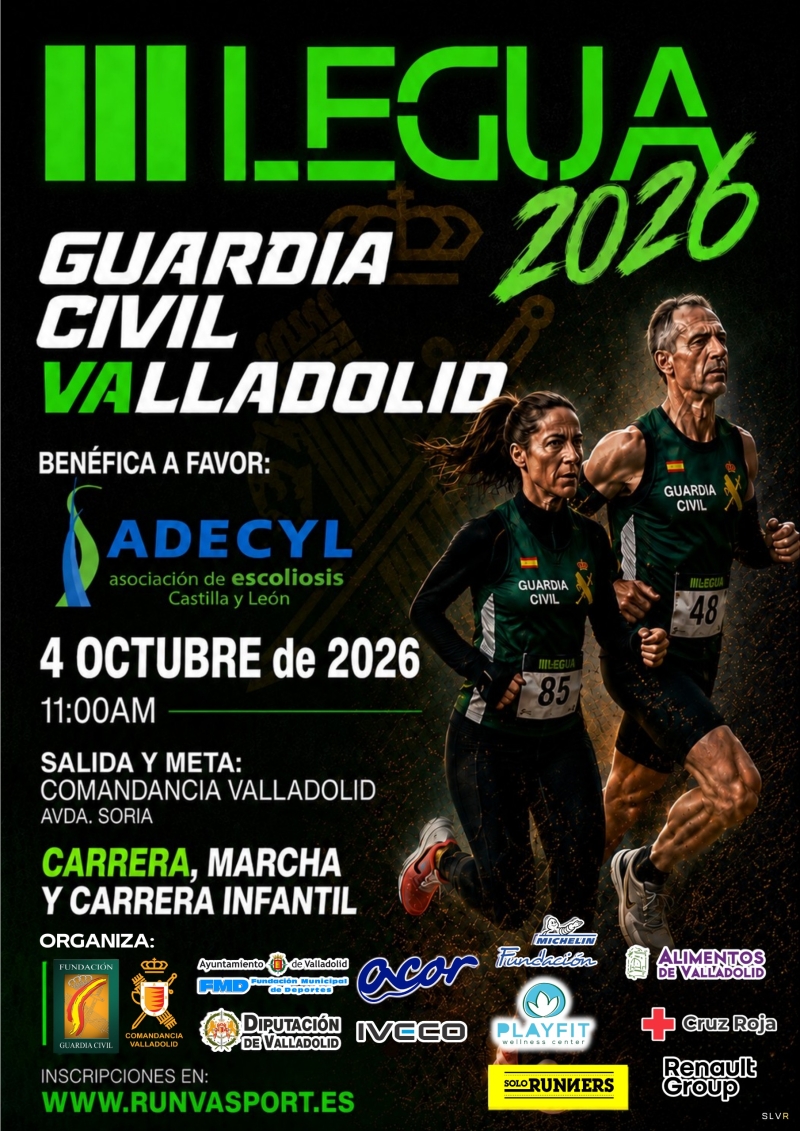 Cartel de III Legua de la Guardia Civil de Valladolid