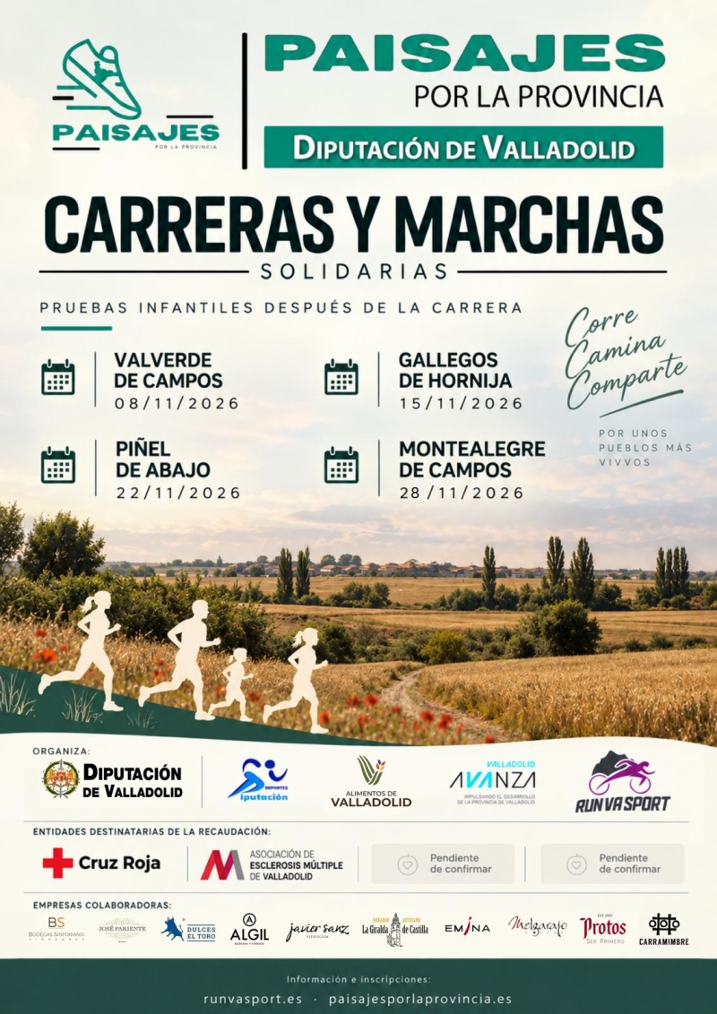 Cartel de III Paisajes por la Provincia – Montealegre de Campos